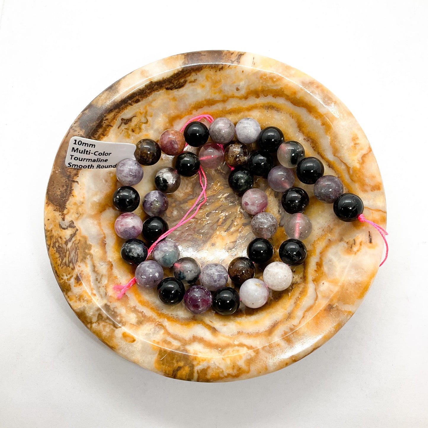 Multi-Color Tourmaline Bead Strands