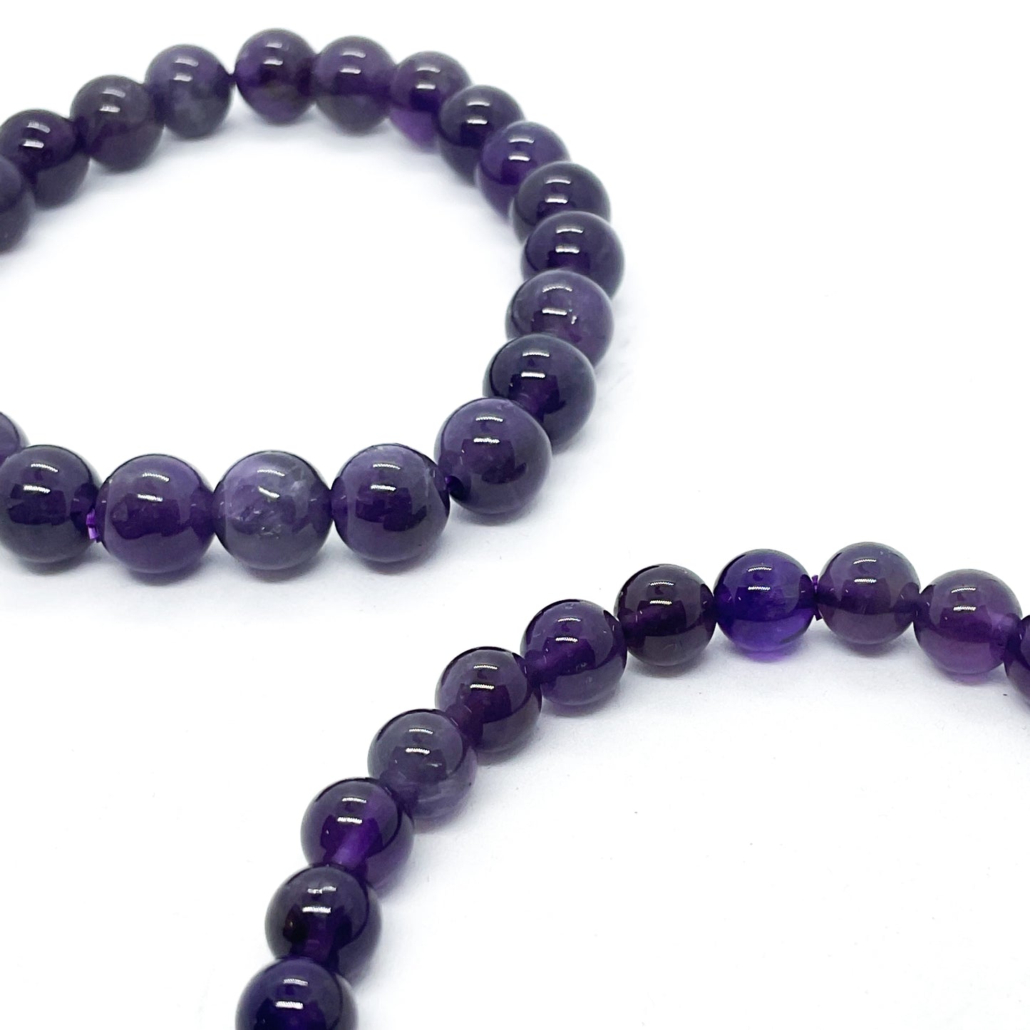 amethyst beaded bracelets