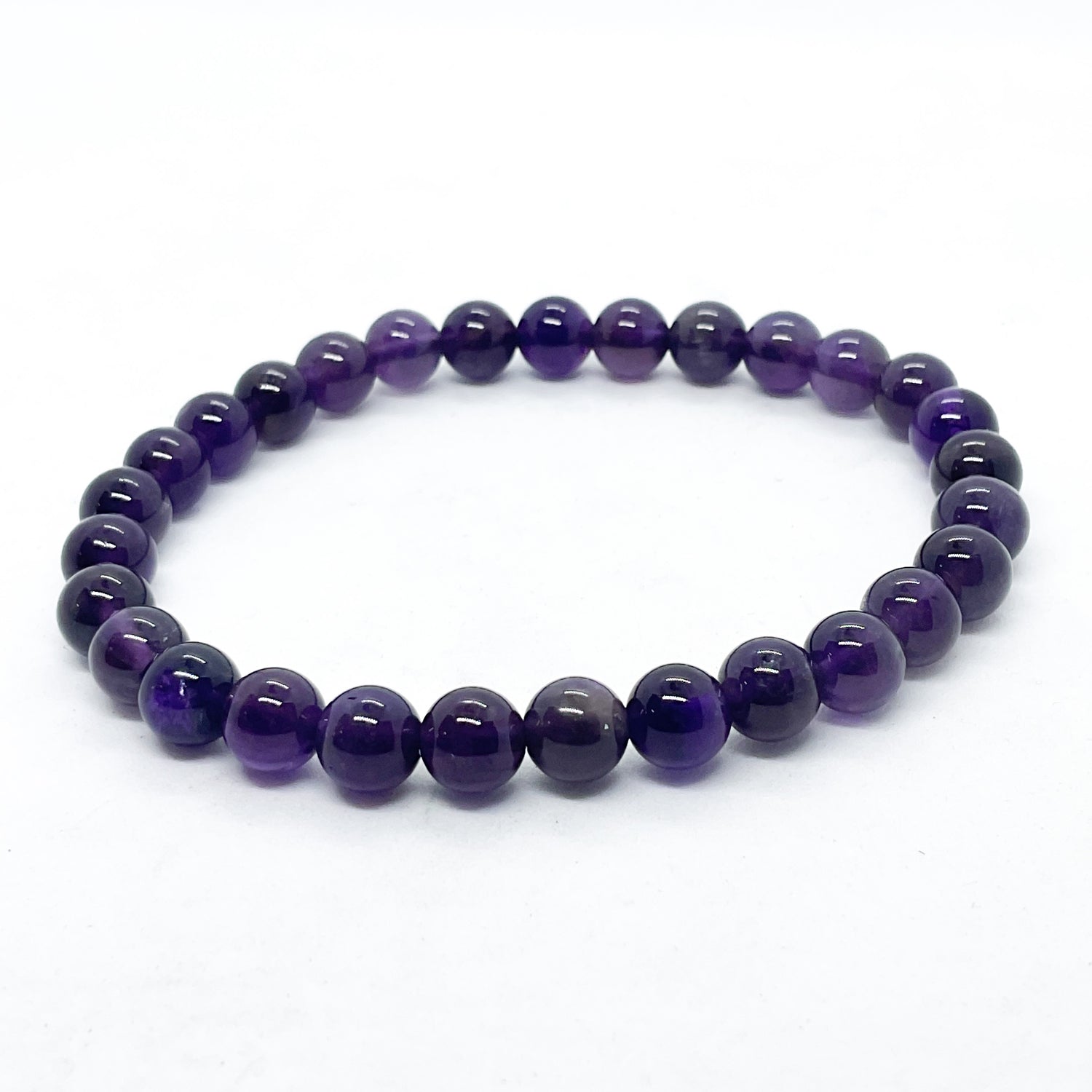 amethyst beaded bracelets