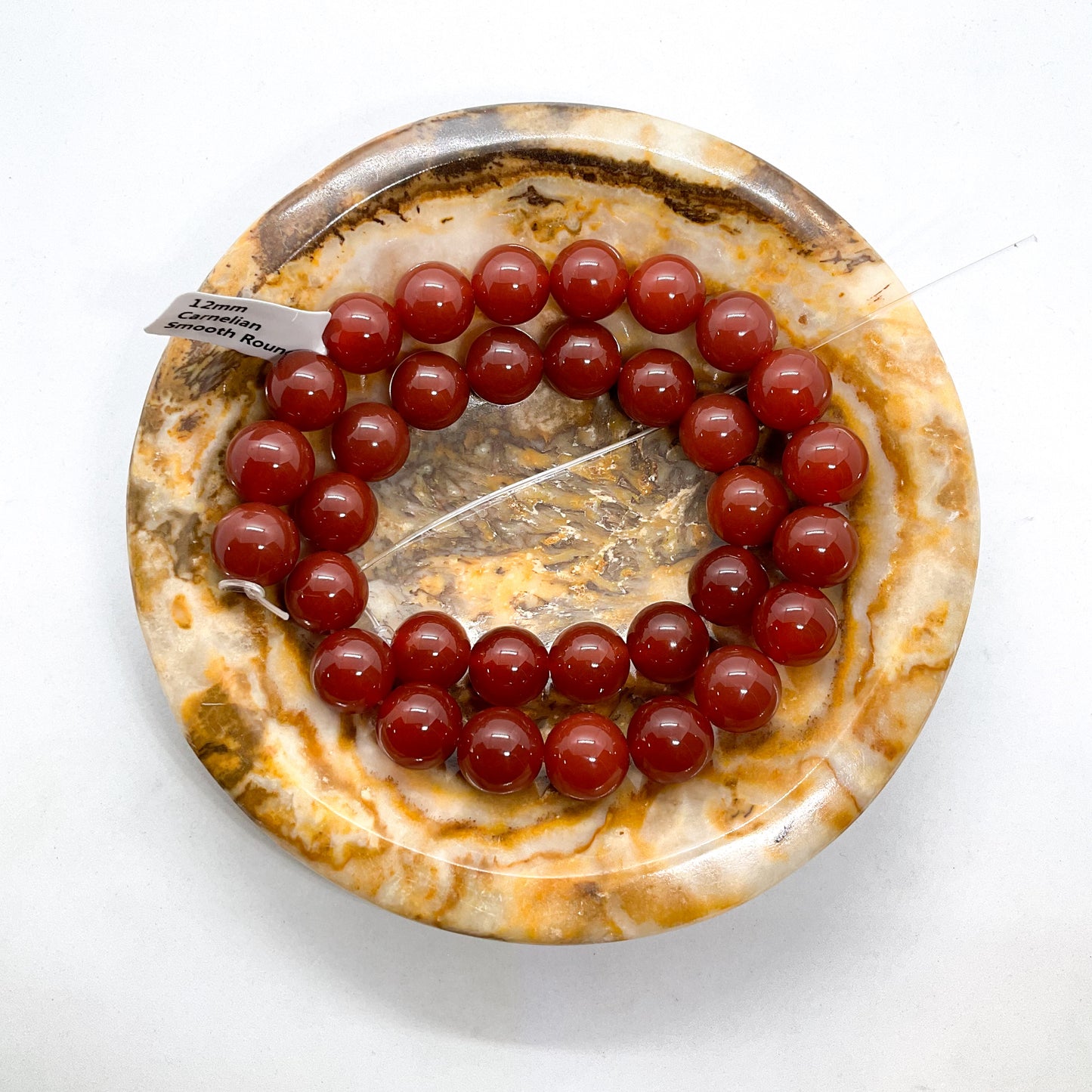 Carnelian Bead Strands