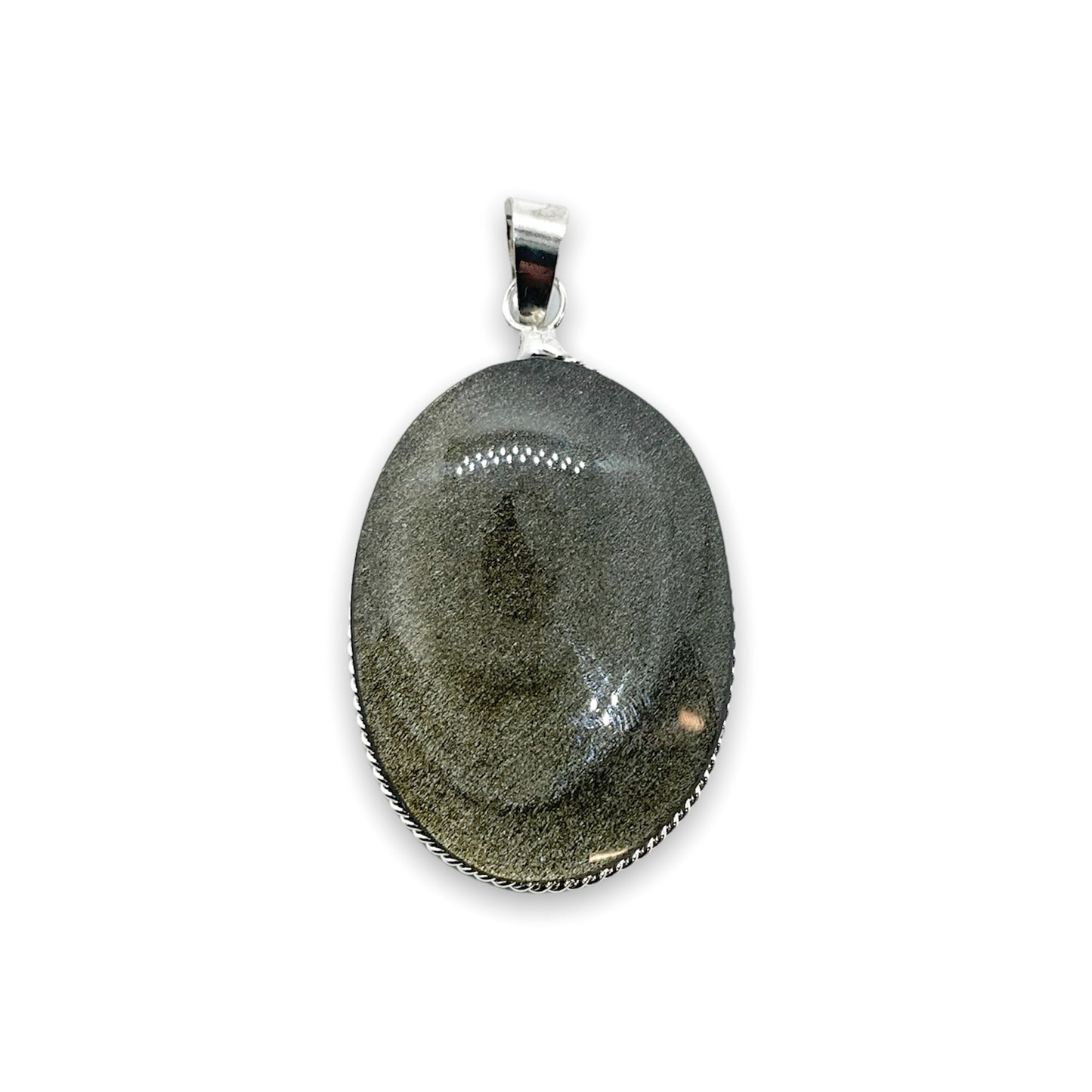 Gold Sheen Obsidian Pendants