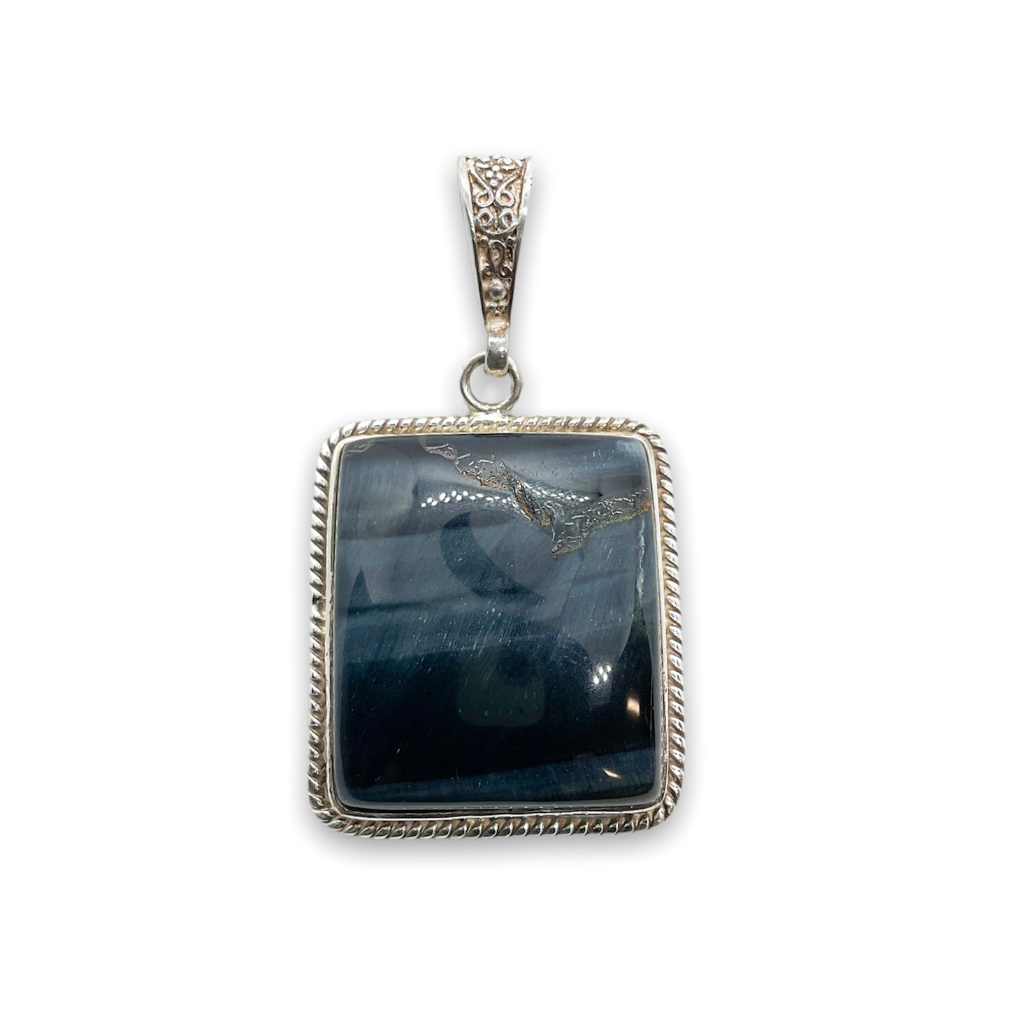 Blue Tiger Eye .925 Silver Jewelry