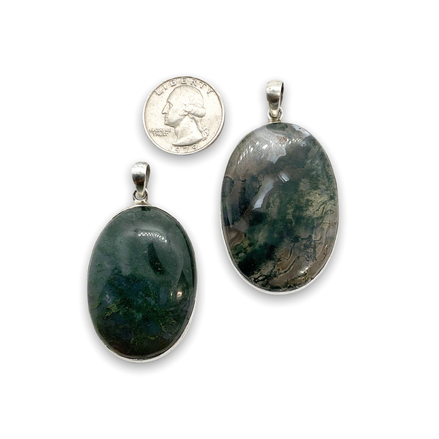 Moss Agate .925 Silver Jewelry