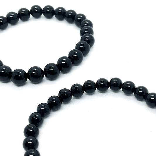Black Obsidian Stretchy Bracelets