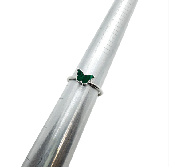 Malachite Silver Ring
