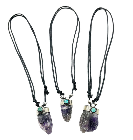 Amethyst Crystal Necklace