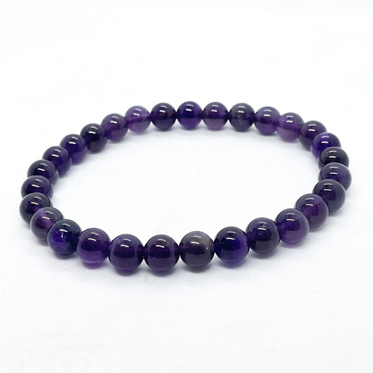 amethyst beaded bracelets
