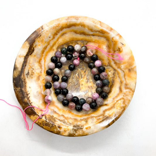 Multi-Color Tourmaline Bead Strands