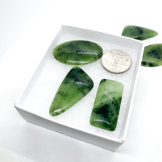 Nephrite Jade Cabochons