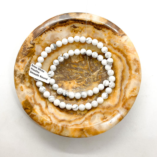 Howlite Bead Strands