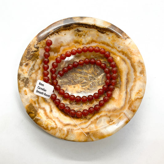 Carnelian Bead Strands